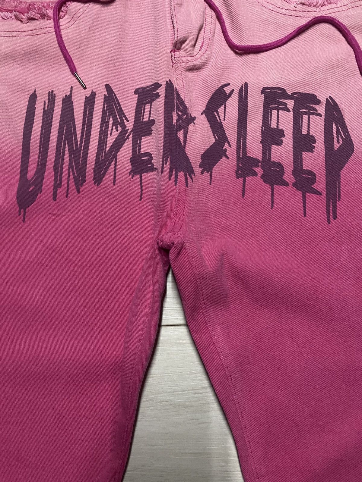 Japanese Brand Vintage Japanese Brand Under Sleep Super Baggy Pants Size US 29 - 7 Thumbnail