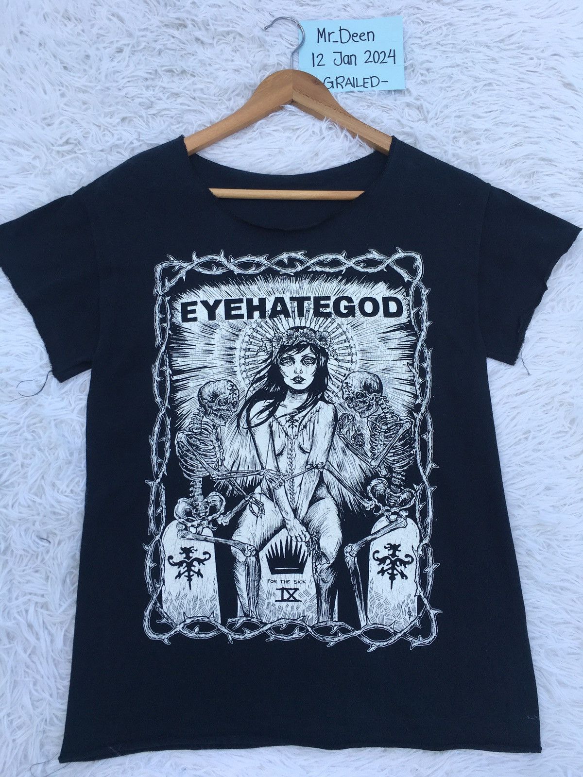 Band Tees Rare Vintage Eyehategod “For the sick” Tshirt Size US S / EU 44-46 / 1 - 4 Thumbnail