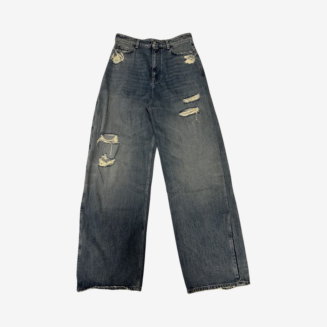 Balenciaga Balenciaga Baggy Oversized Destroyed Skater Denim Size US 30 / EU 46 - 2 Thumbnail