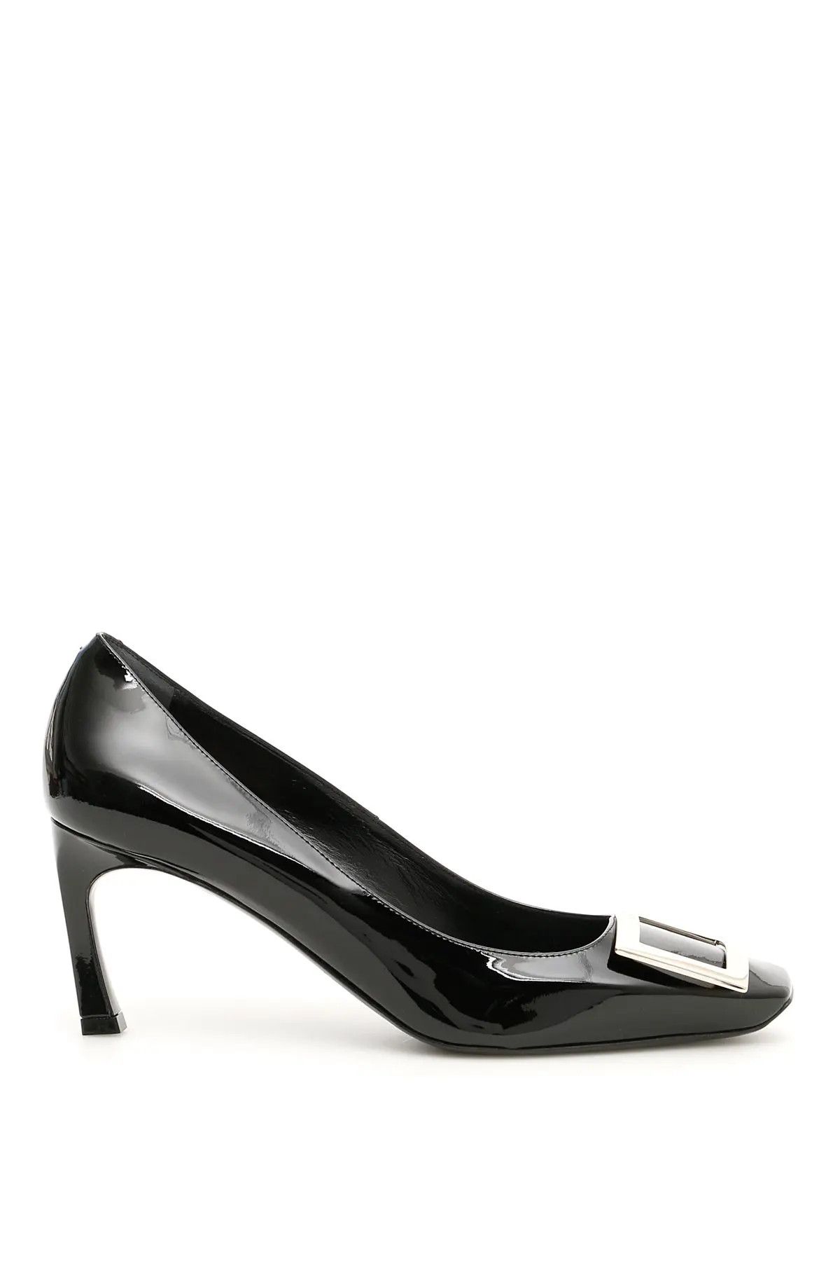 image of Roger Vivier O1S22I1N1223 Trompette 70 Pumps In Black Shoes, Women's