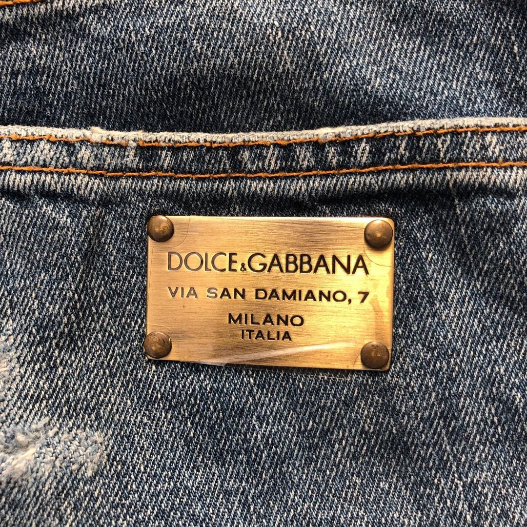 Dolce & Gabbana Dolce & Gabbana Archive Distressed Denim Jeans Italy Size US 31 - 6 Thumbnail
