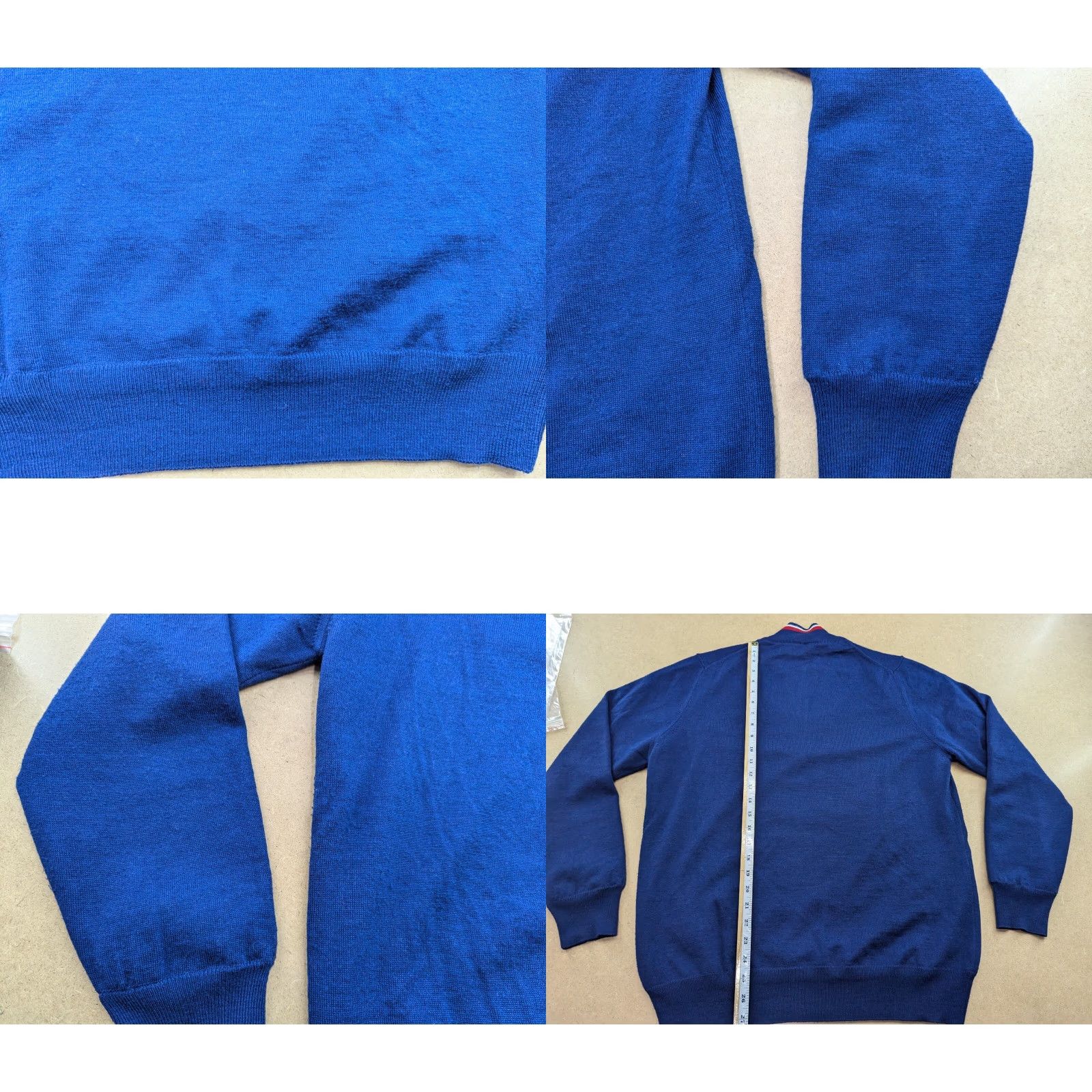 Colmar COLMAR Sweater Mens Large Windstopper Wool Blend 1/4 Zip Thermo Blue Casual Knit Pullover Mens Size US L / EU 52-54 / 3 - 9 Thumbnail