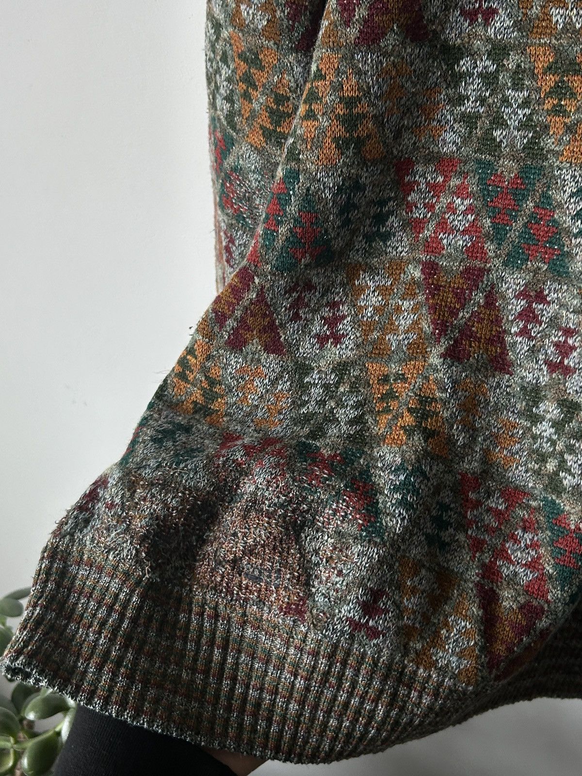 Missoni × Vintage Missoni Geometric Wool Knit Sweater Mens Size L/M Jumper Size US L / EU 52-54 / 3 - 2 Thumbnail