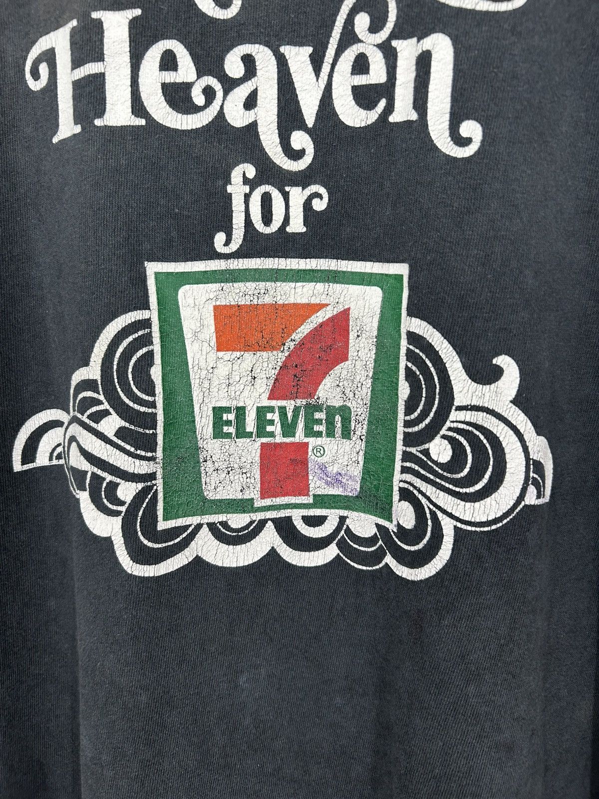 Japanese Brand × Vintage Vintage Tee Delta 7 Eleven 24 Hours Market Oh Thank Heaven Size US L / EU 52-54 / 3 - 6 Thumbnail