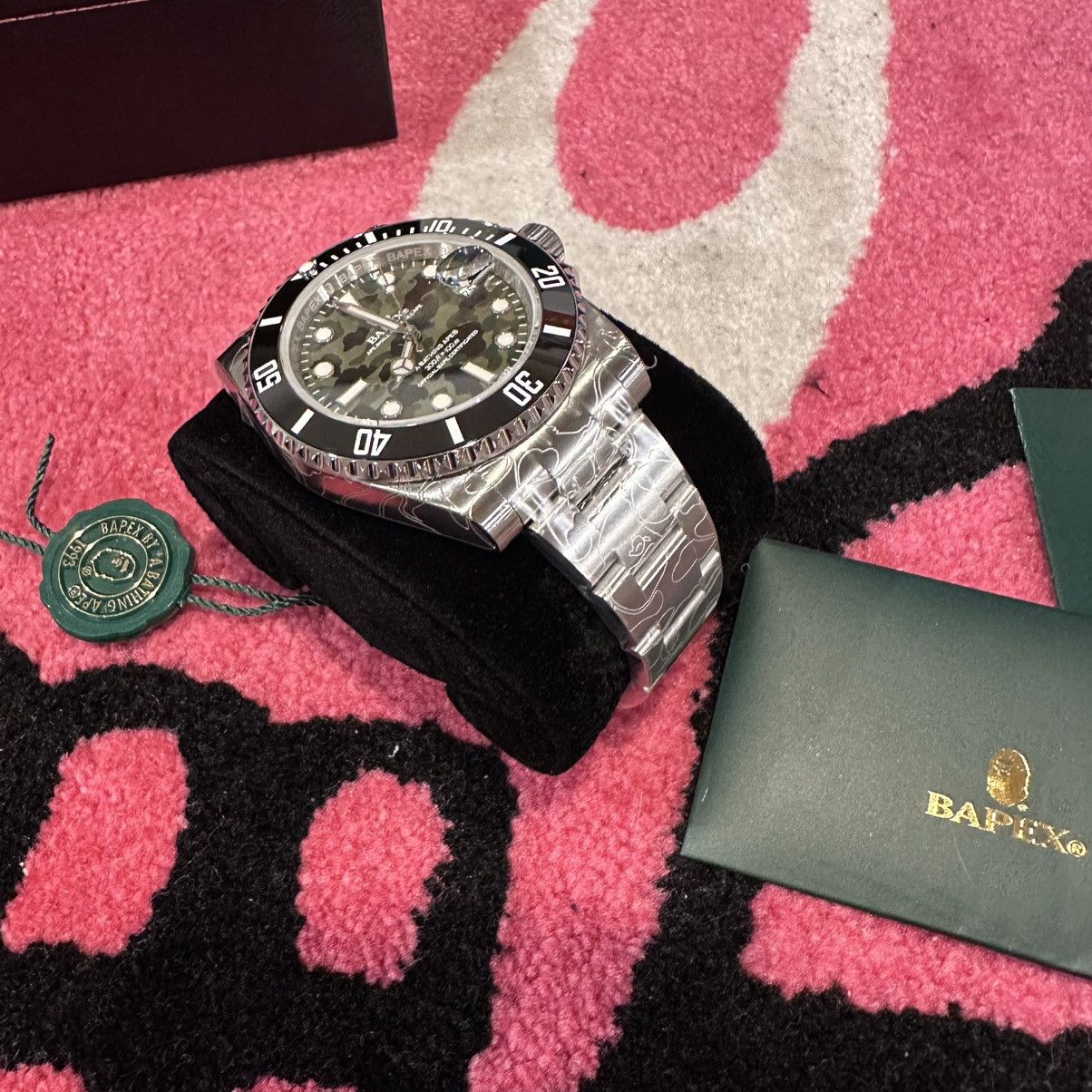 Bape 1ST CAMO TYPE 1 BAPEX® M BAPE GREEN SILVER Size ONE SIZE - 5 Thumbnail
