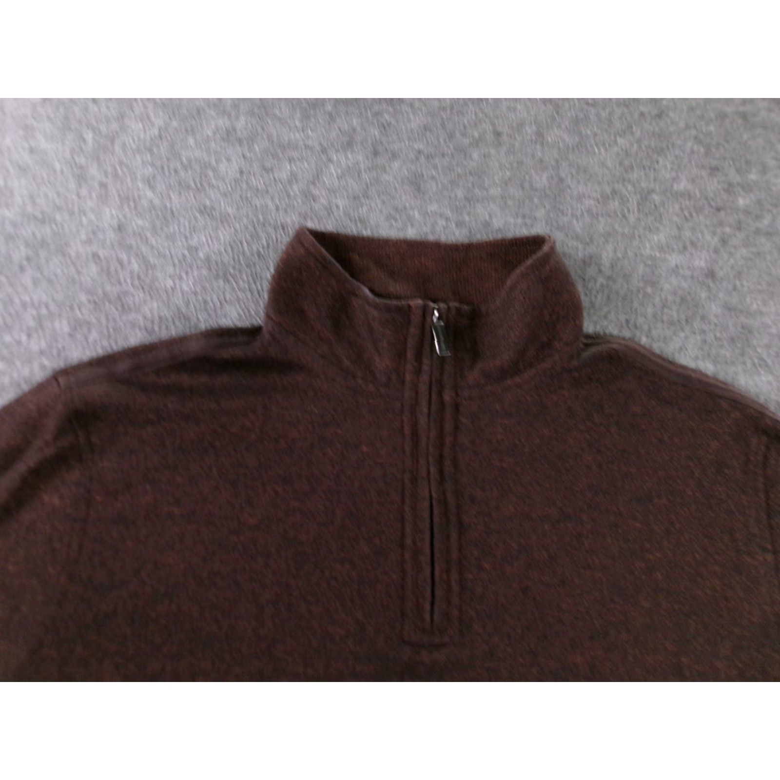 Van Heusen Van Heusen Jacket Men Large Brown Quarter Zip Pullover Classic Preppy Minimalis Windbreaker 1/4 Zip All Seasons Regular Zip 90s Mens Brown Jacket Size US L / EU 52-54 / 3 - 2 Thumbnail