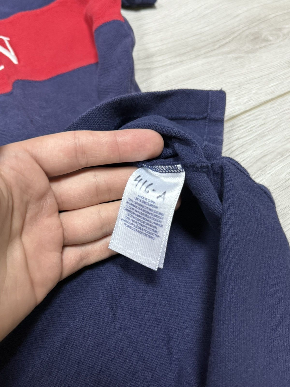 Polo Ralph Lauren POLO RL 🇬🇧 Great Britain England flag vintage big logo shirt Size US XXL / EU 58 / 5 - 7 Thumbnail