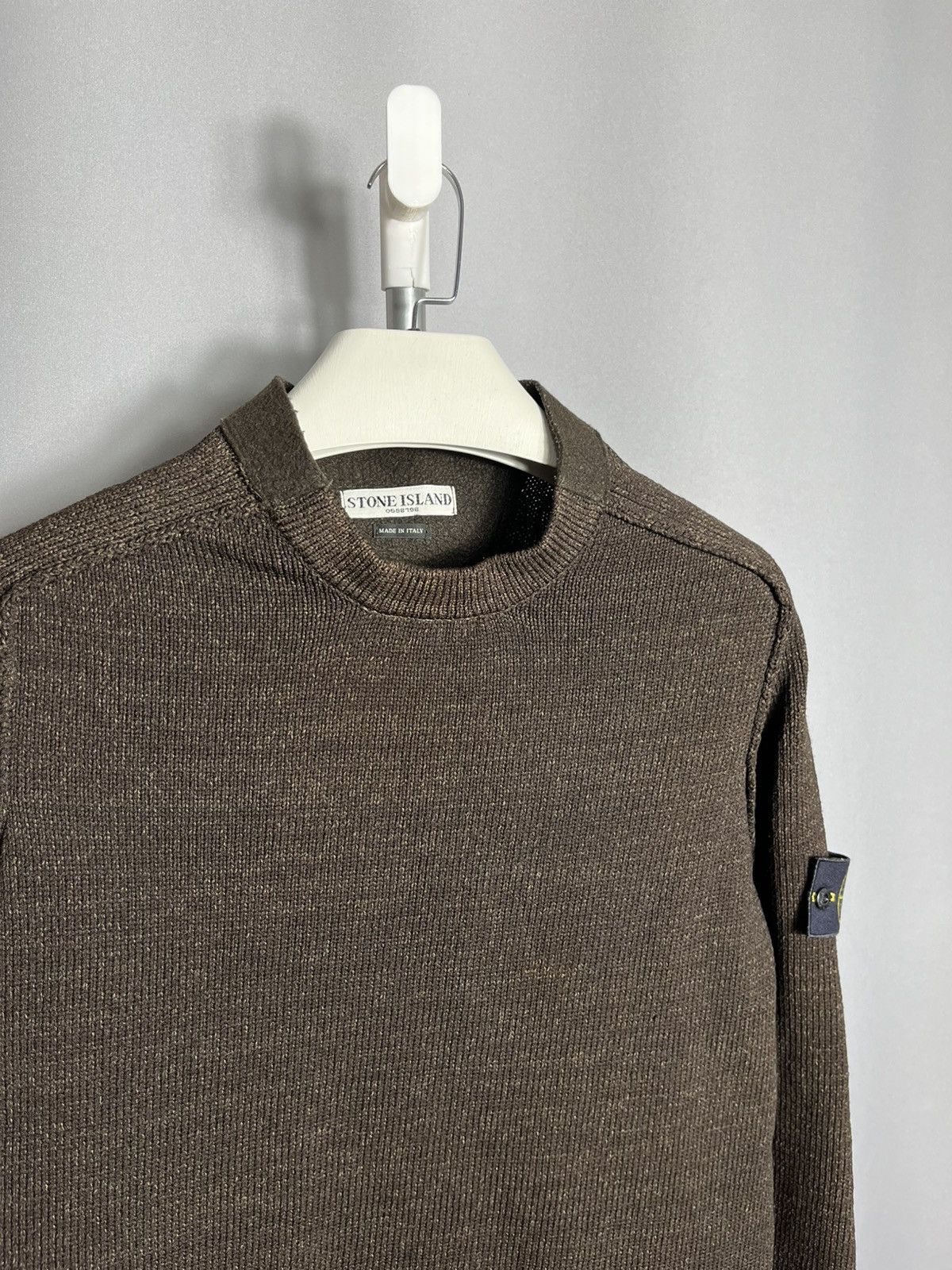 Stone Island Stone Island brown sweater knit vintage mens Size US L / EU 52-54 / 3 - 3 Thumbnail
