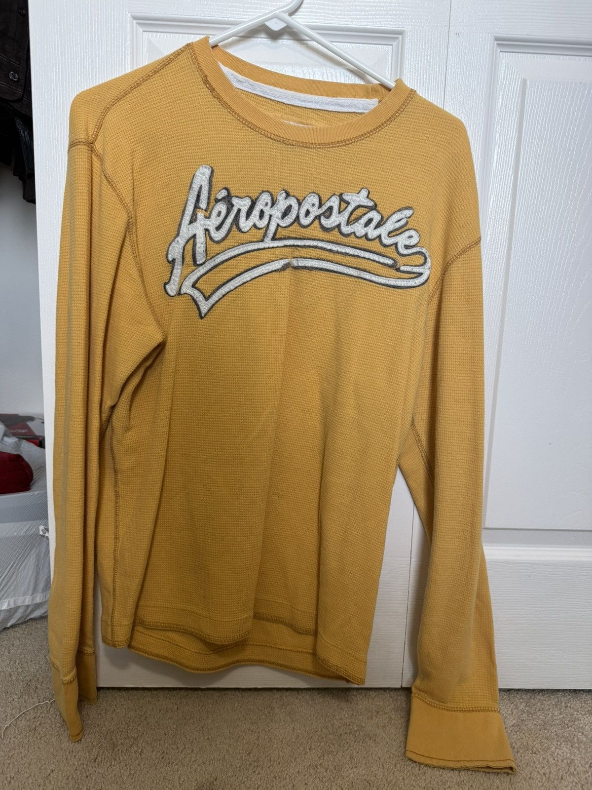 Aeropostale Vintage aeropstale waffleknit longsleeve Size US L / EU 52-54 / 3 - 1 Thumbnail