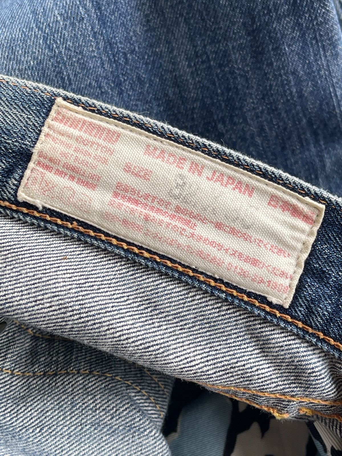 Evisu Vintage Evisu Daicock Distressed Selvedge Denim Size US 32 / EU 48 - 13 Thumbnail