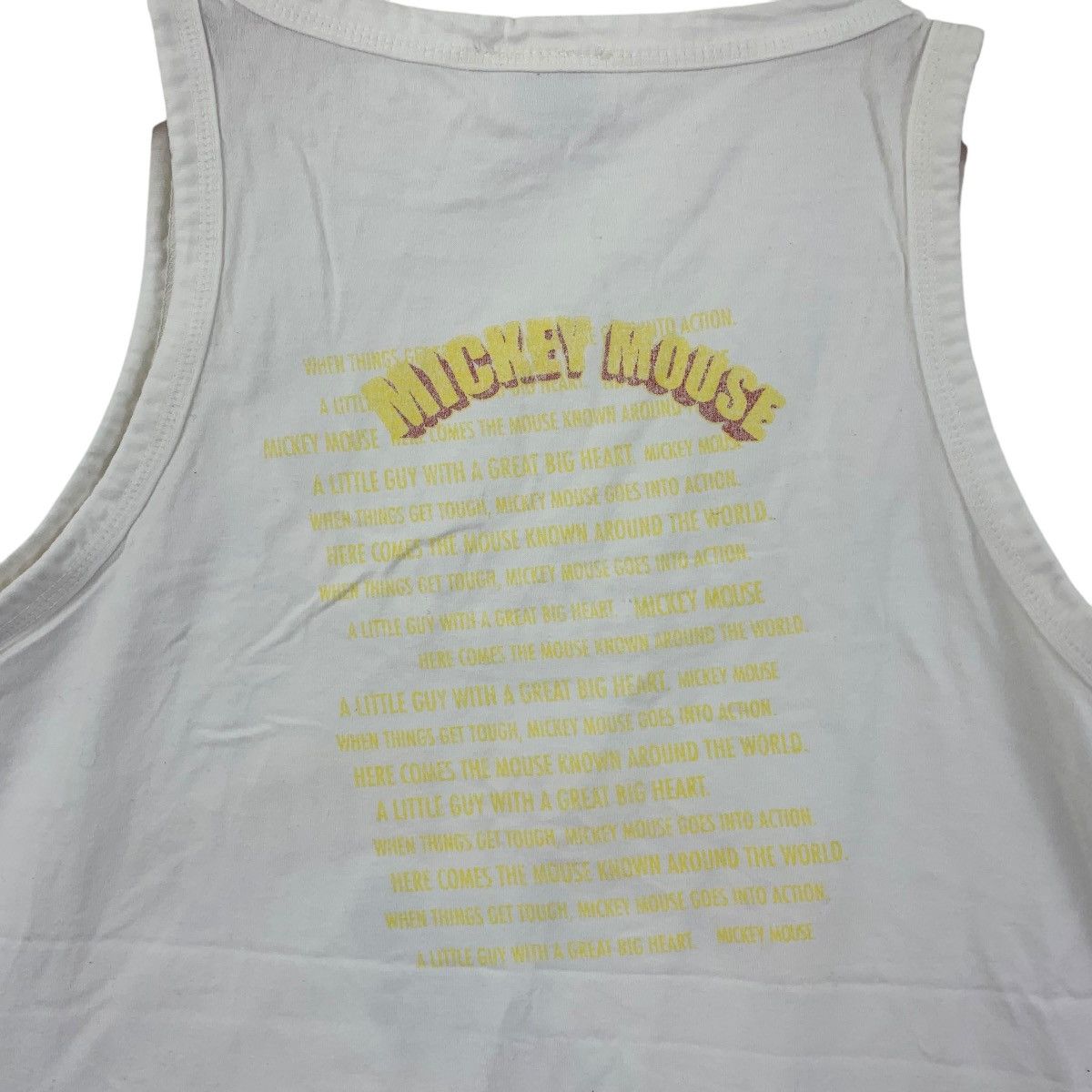 Disney Vintage DISNEY PLASTIC TOYS Division Mickey Mouse Tank Top Size M / US 6-8 / IT 42-44 - 7 Thumbnail