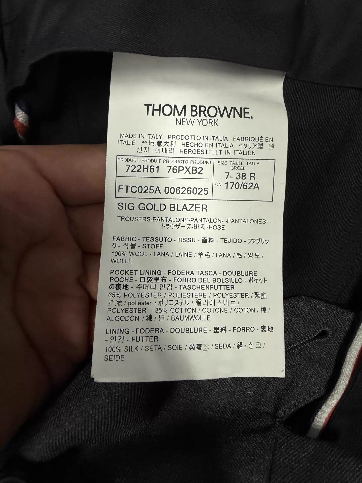 Thom Browne Thom Browne Women's Dark Gray Wool Trousers Size 38 Size 26" / US 2 / IT 38 - 4 Thumbnail