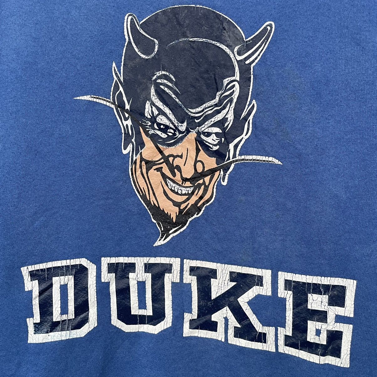 NCAA × Vintage Vintage 90s Duke Blue Devils NCAA Team Crewneck Size US XL / EU 56 / 4 - 2 Thumbnail