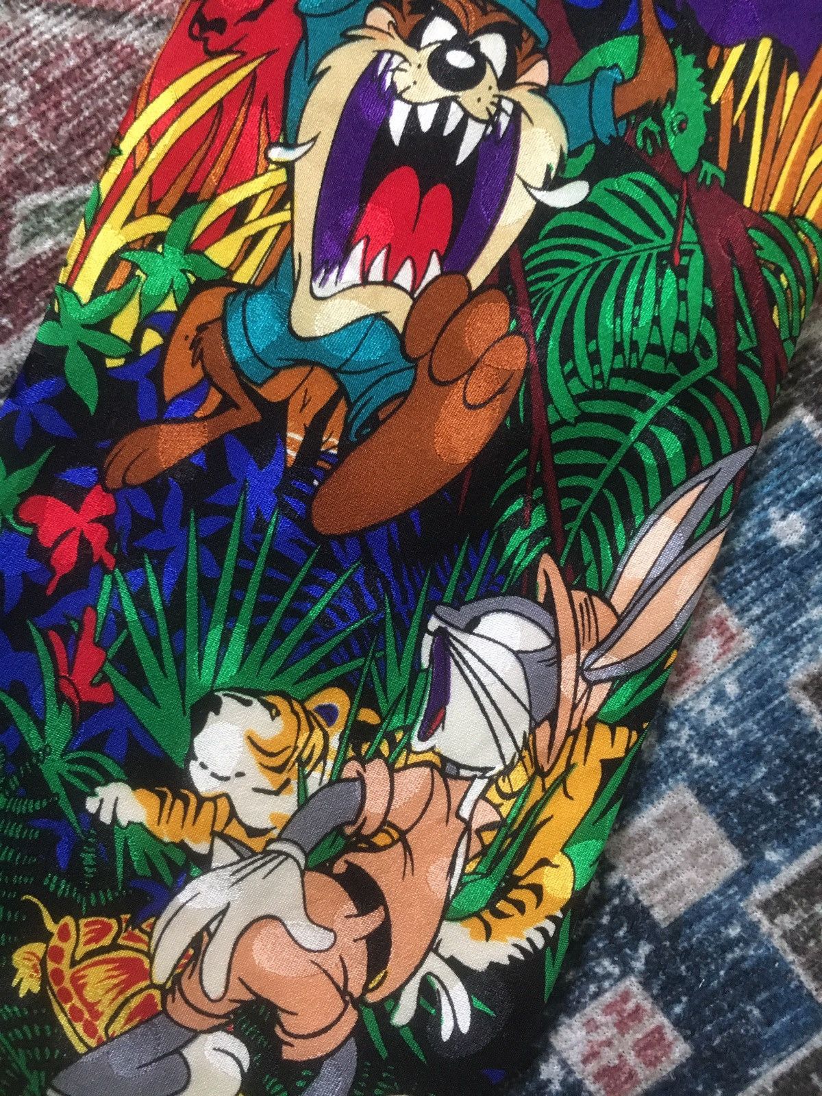 Vintage Warner Bros Cartoon 1993 silk ties Size ONE SIZE - 2 Thumbnail