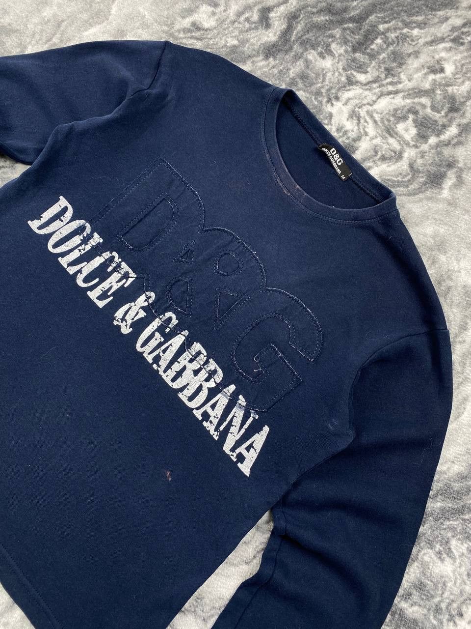 Dolce & Gabbana Dolce Gabbana Long Sleeve T Shirt Big Logo DG Women Size M / US 6-8 / IT 42-44 - 3 Thumbnail