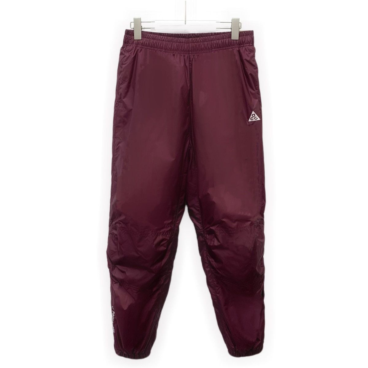 Nike Nike ACG Burgundy Logo Drawstring Casual Sports Pants K26WX Size 28" / US 6 / IT 42 - 1 Thumbnail