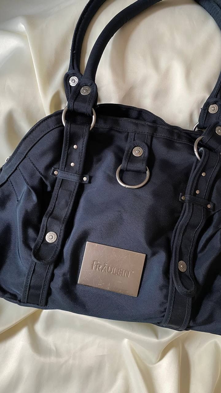 Vintage Navy blue vintage y2k shoulder bag Size ONE SIZE - 2 Thumbnail