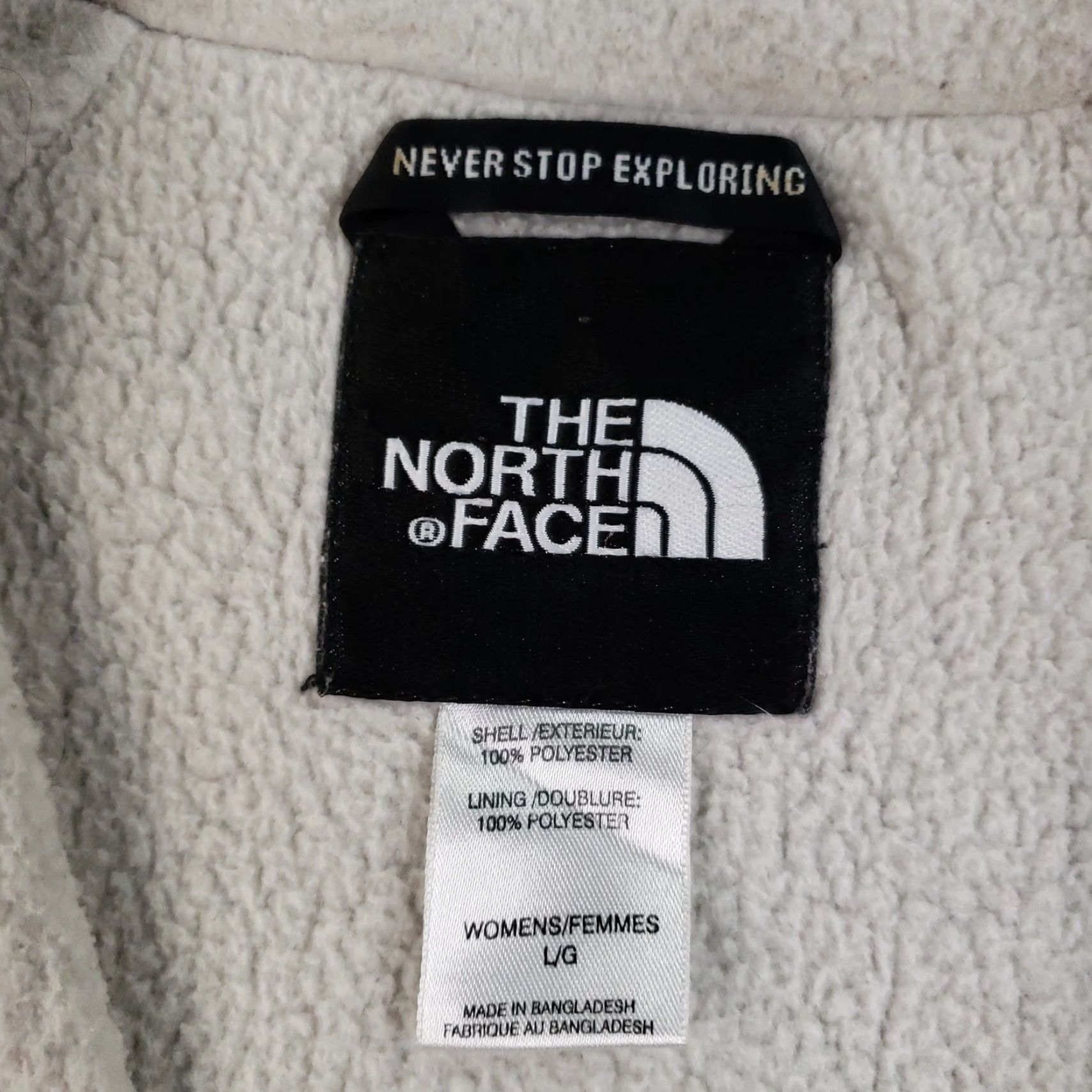 The North Face North Face Jacket Womens Large Blue Fleece Lined Full Zip Outdoor Coat Size L / US 10 / IT 46 - 5 Thumbnail