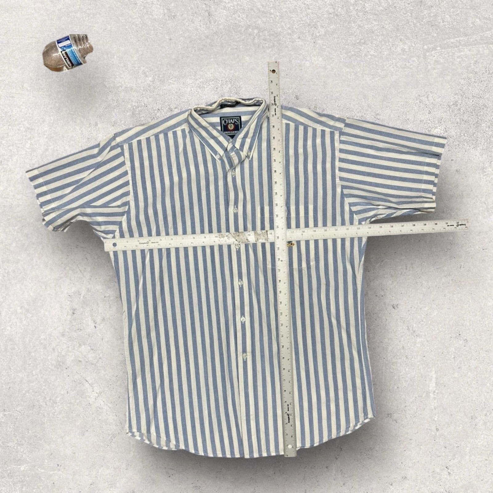Chaps Ralph Lauren Chaps Ralph Lauren 90s Vintage Stripped Button Up Shirt Men’ Size US L / EU 52-54 / 3 - 2 Thumbnail