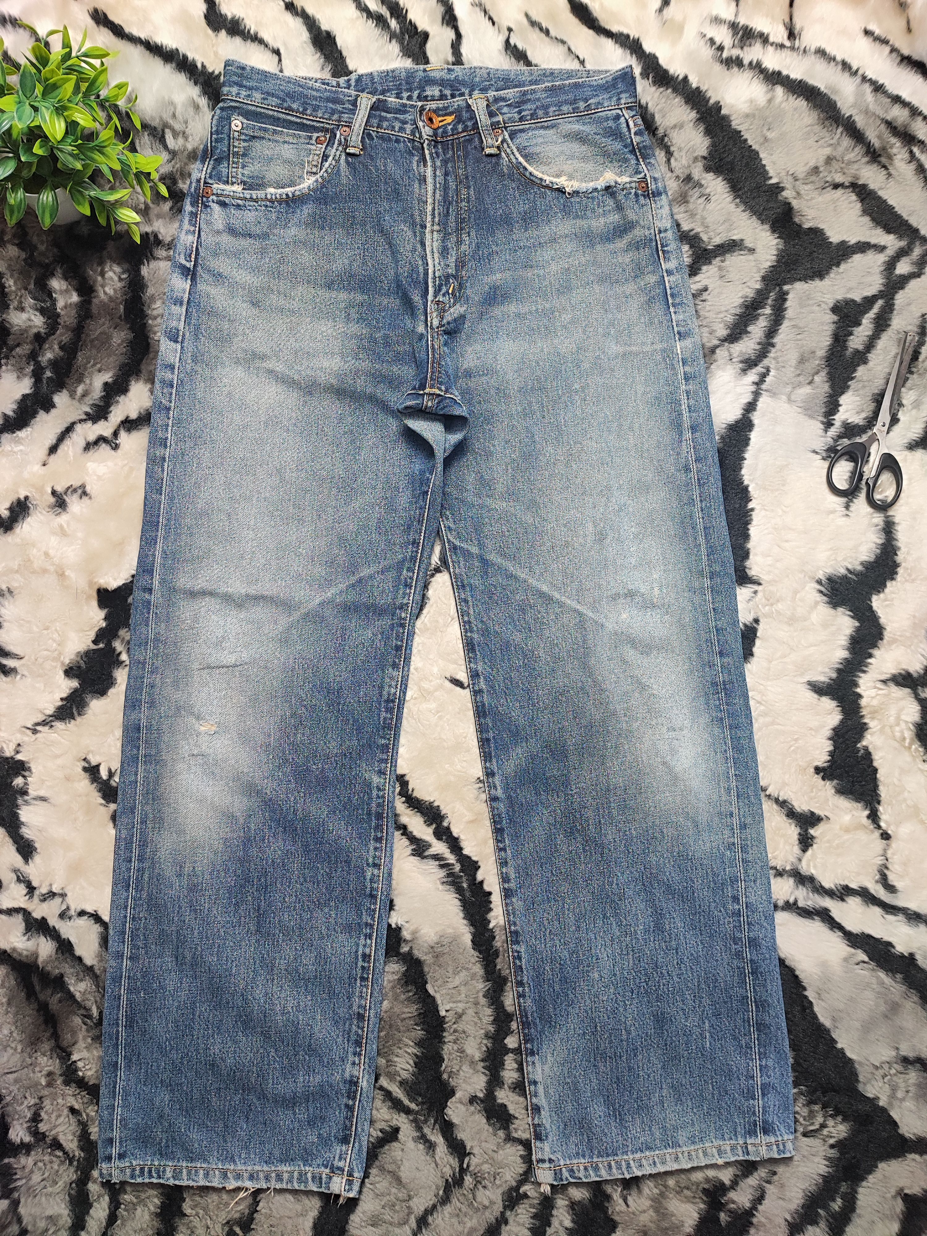 Japanese Brand Vintage Edwin Selvedge 505x Denim Jean Size US 30 / EU 46 - 2 Thumbnail