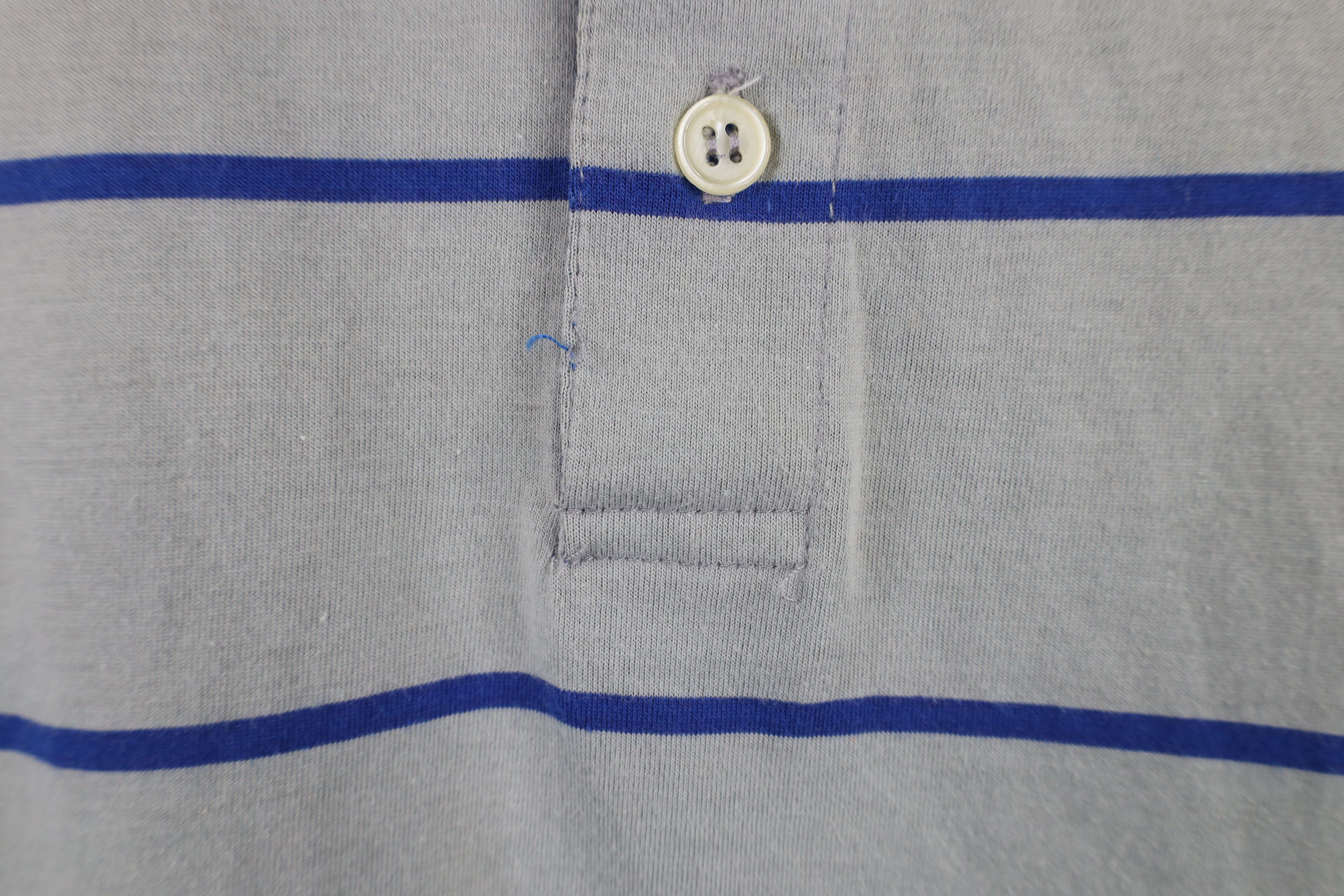 Vintage Vintage 90s Streetwear Short Sleeve Golf Polo Shirt Gray Size US L / EU 52-54 / 3 - 4 Thumbnail
