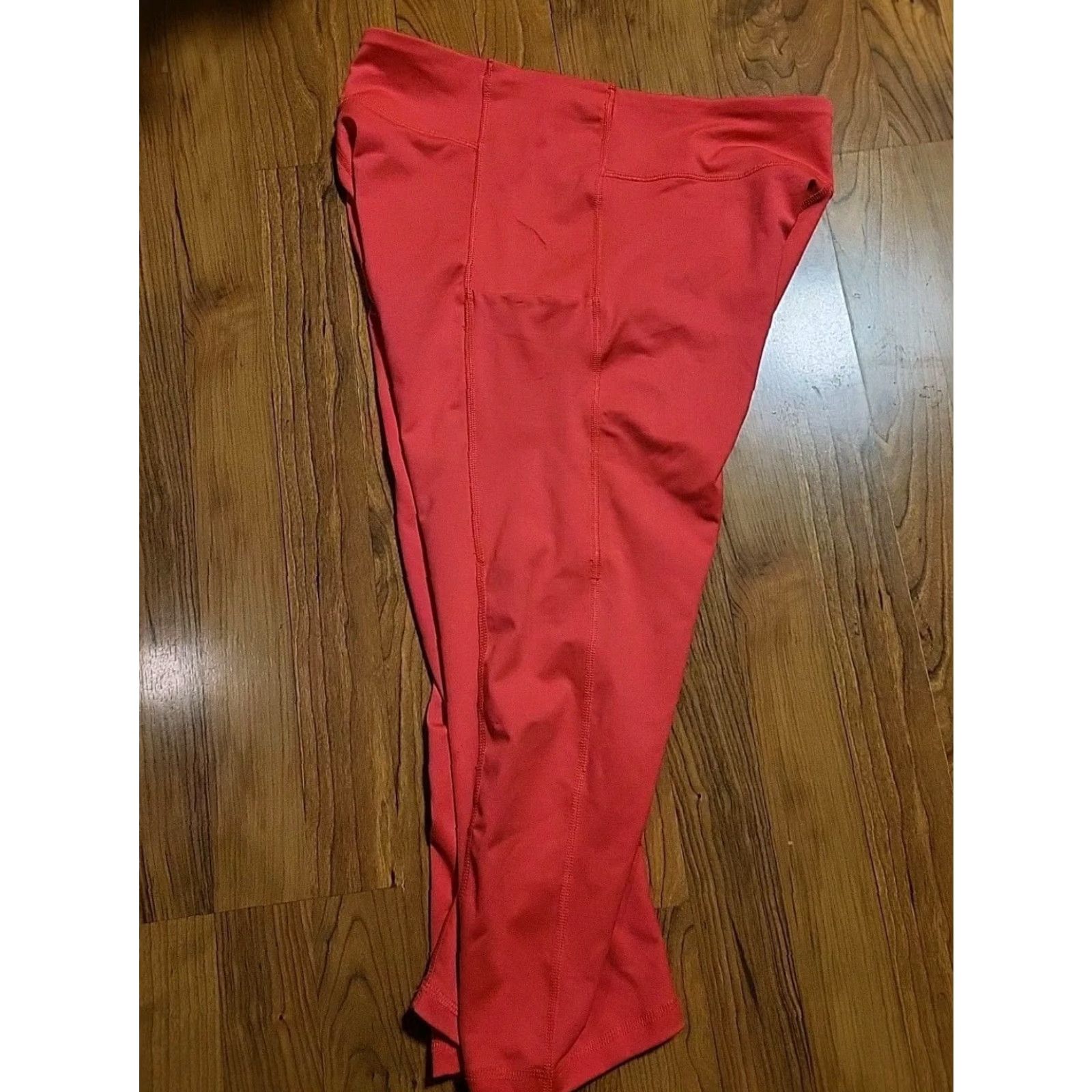 Tek Gear Womens Tek Gear Yoga Pants Pink Phone Pockets XL Tapered Leg Compression Activewear Yoga Athleisure Womens Size 40" / US 18 - 6 Thumbnail