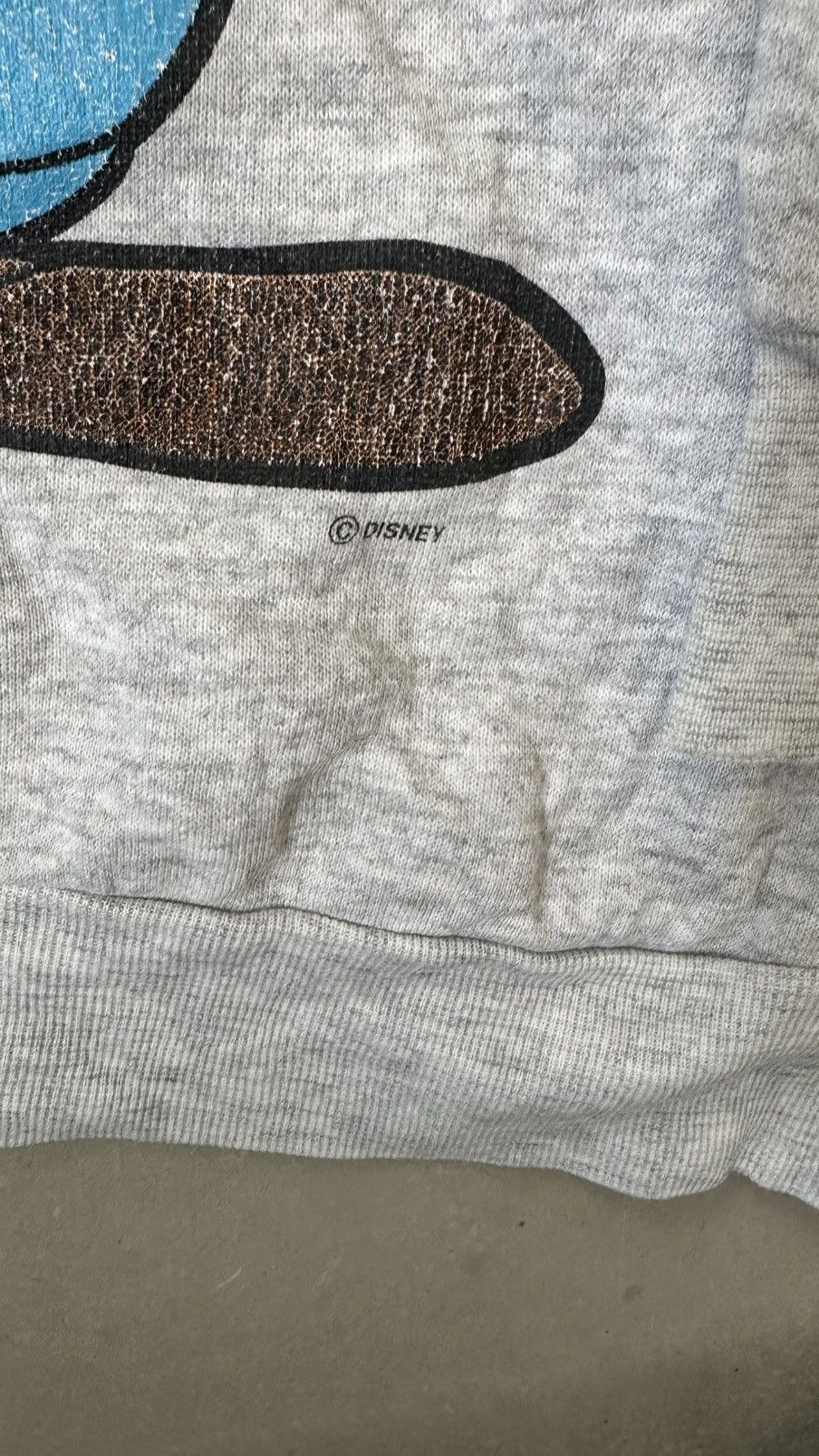 Disney VINTAGE GOOFY VELVASHEN DISTRESSED SWEATSHIRT Size US L / EU 52-54 / 3 - 3 Thumbnail