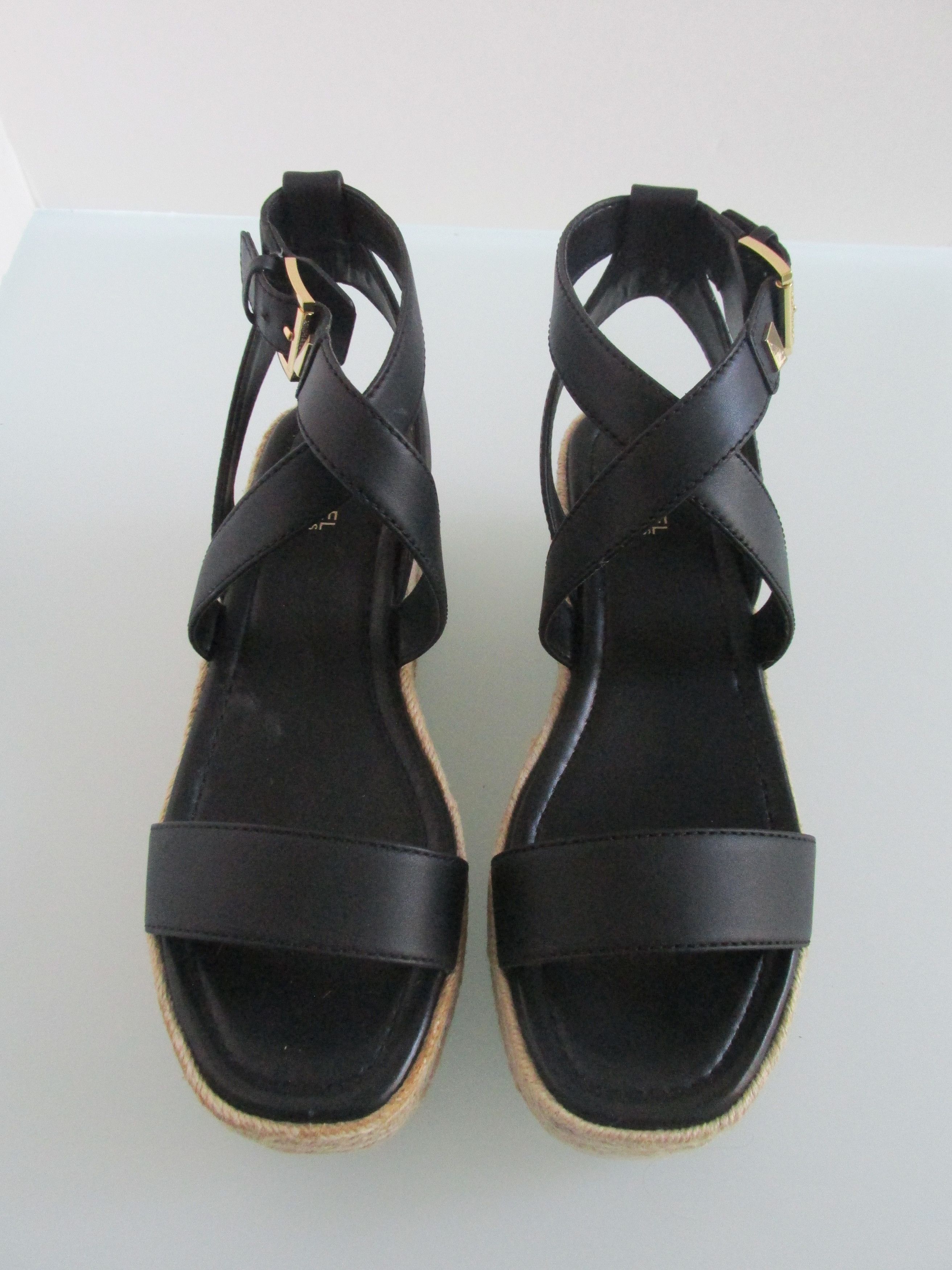 Michael Kors Michael Kors (New) Lowry Wedge Women's Leather Wedges 8 M Size US 8 / IT 38 - 2 Thumbnail