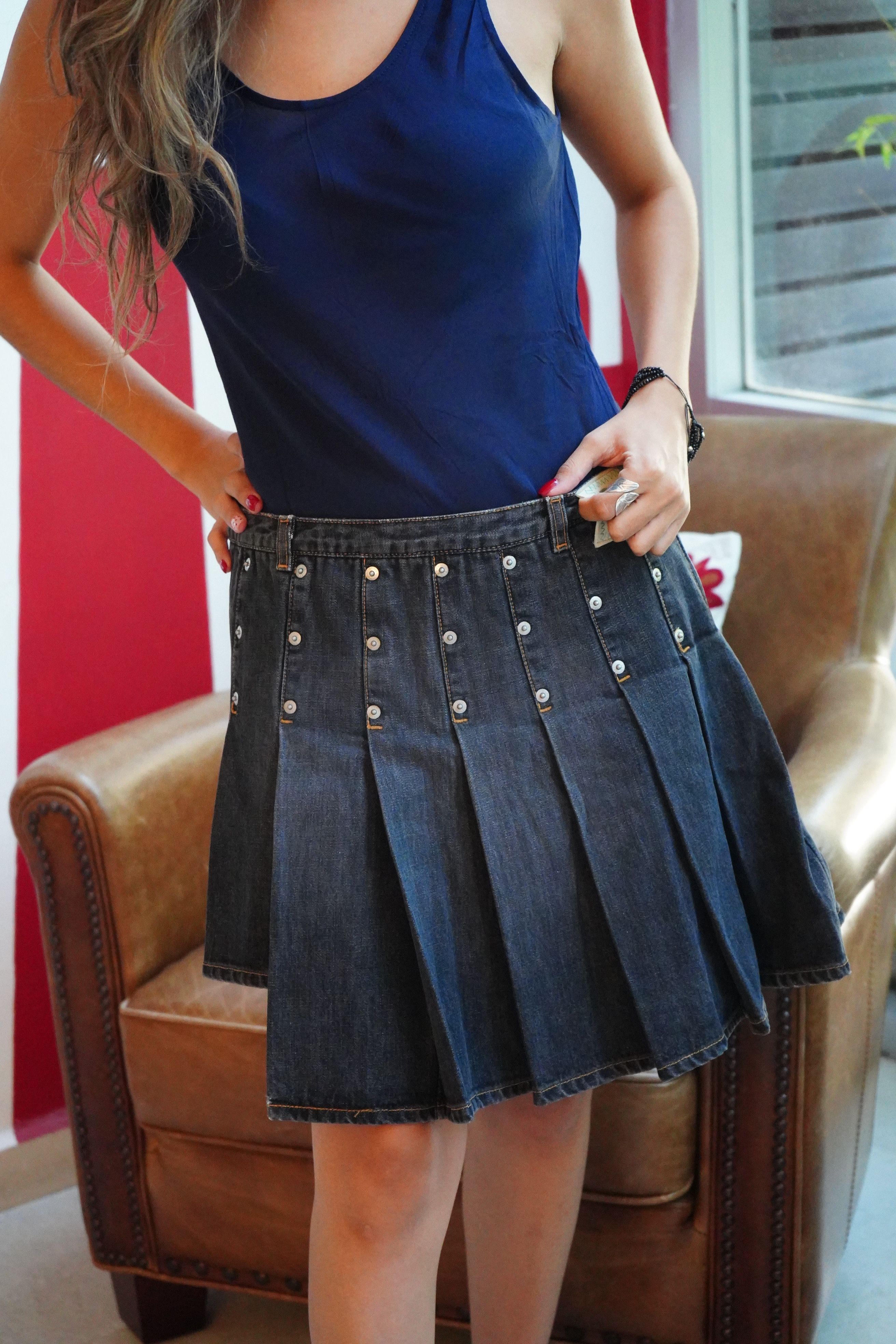 Dolce & Gabbana Dolce & Gabbana denim skirt Size 30" / US 8 / IT 44 - 1 Thumbnail