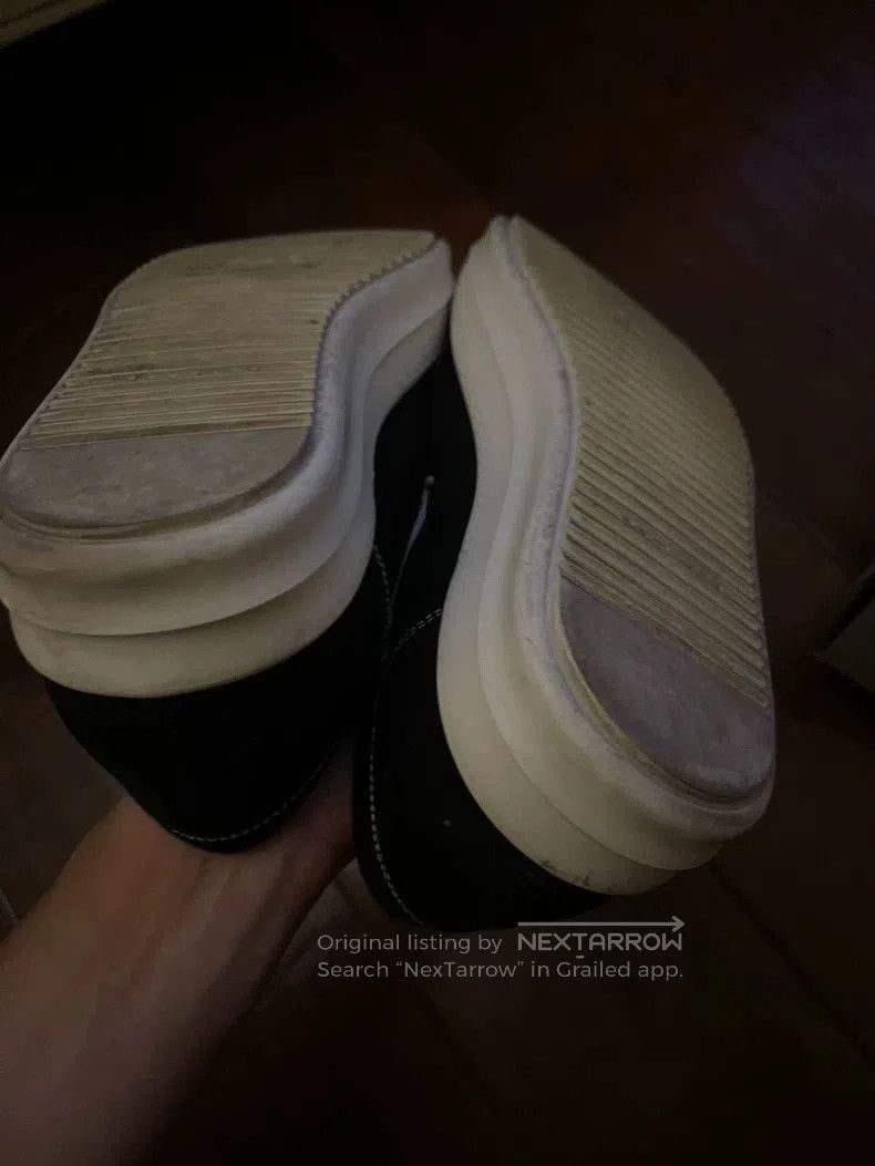 Rick Owens Rick Owens Canvas Sneakers with Cream Soles. Size US 10.5 / EU 43-44 - 6 Thumbnail
