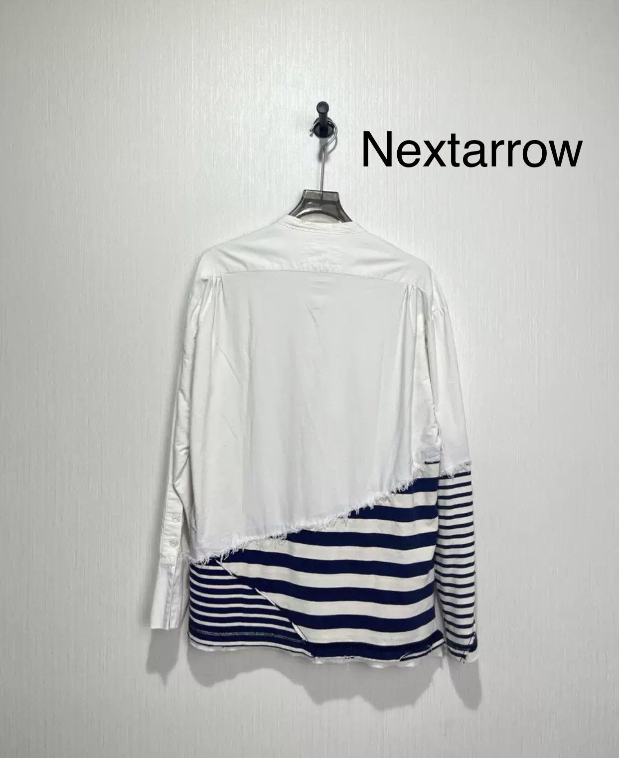 Greg Lauren Greg Lauren GL Shirt Patchwork Striped Top shirt 2412-j Size US M / EU 48-50 / 2 - 2 Thumbnail