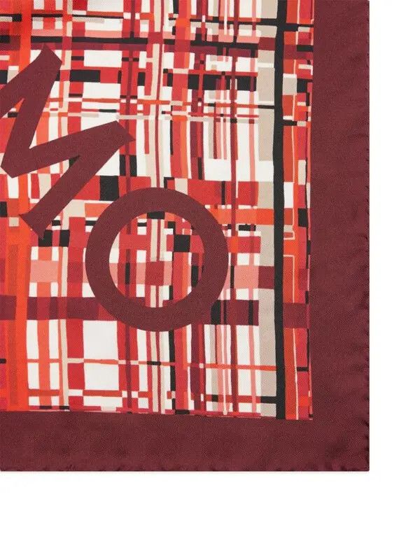 Salvatore Ferragamo o1s1rm0526 Size : OS / Logo Scarf in Multicolor Size ONE SIZE - 3 Thumbnail