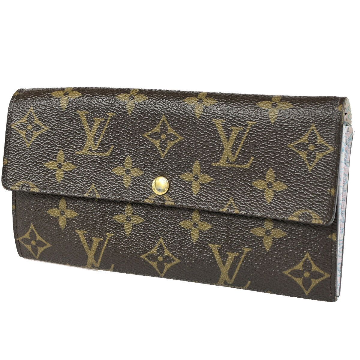 Sarah Brown Canvas Wallet (Pre-Owned)
