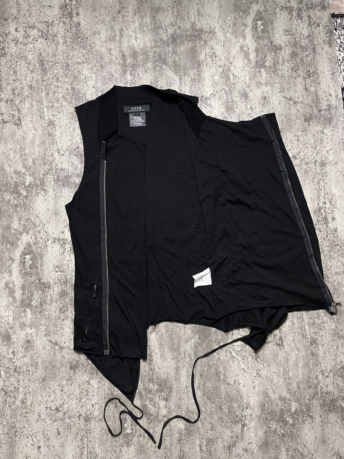 KMRii HNBM Asymmetrical Vest Punk Gothic Emo Vkei Style Size US S / EU 44-46 / 1 - 6 Thumbnail