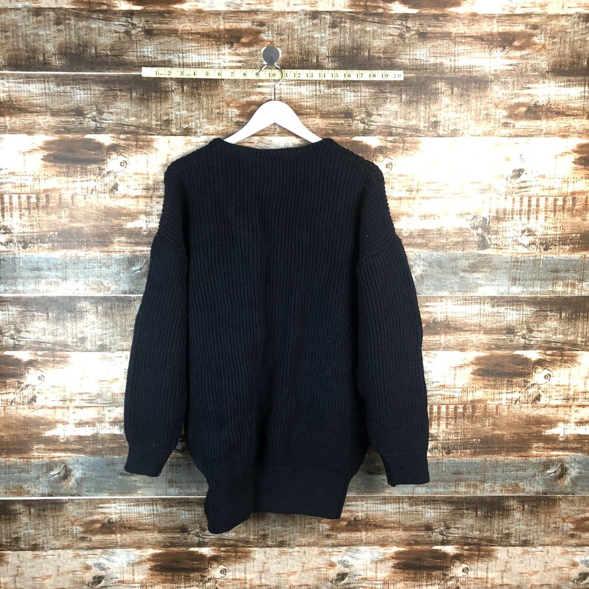 Homespun Knitwear × Japanese Brand Heather Black Cardigan Knitwear #A2000 Size US XL / EU 56 / 4 - 12 Thumbnail