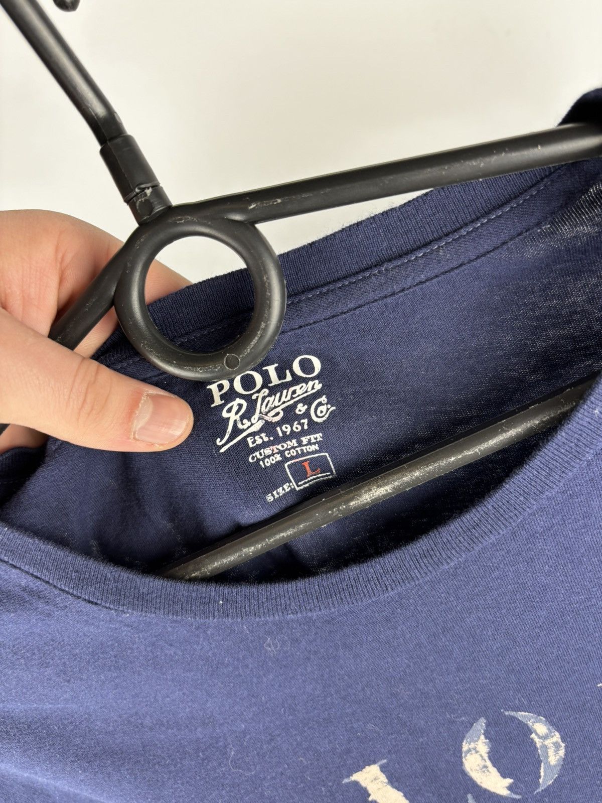 Polo Ralph Lauren × Ralph Lauren Polo Ralph Lauren Big Logo T Shirt size L Size US L / EU 52-54 / 3 - 4 Thumbnail