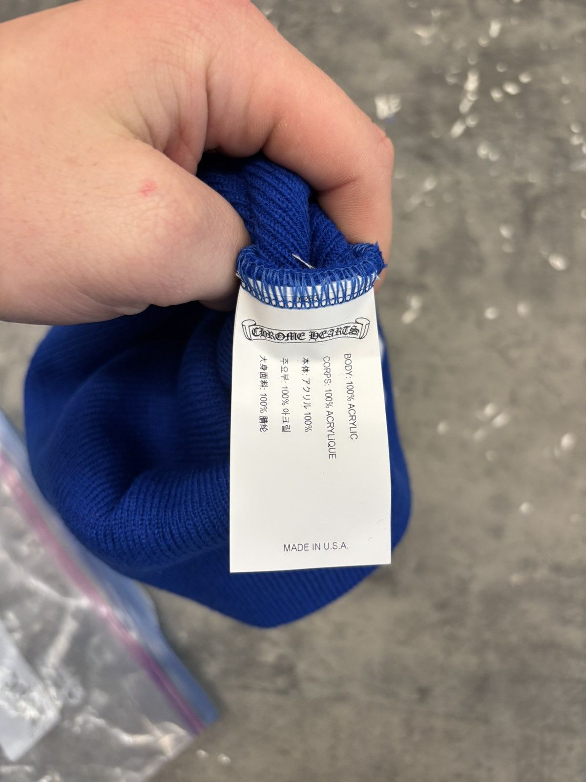 Chrome Hearts DS chrome hearts OS blue beanie Size ONE SIZE - 2 Thumbnail
