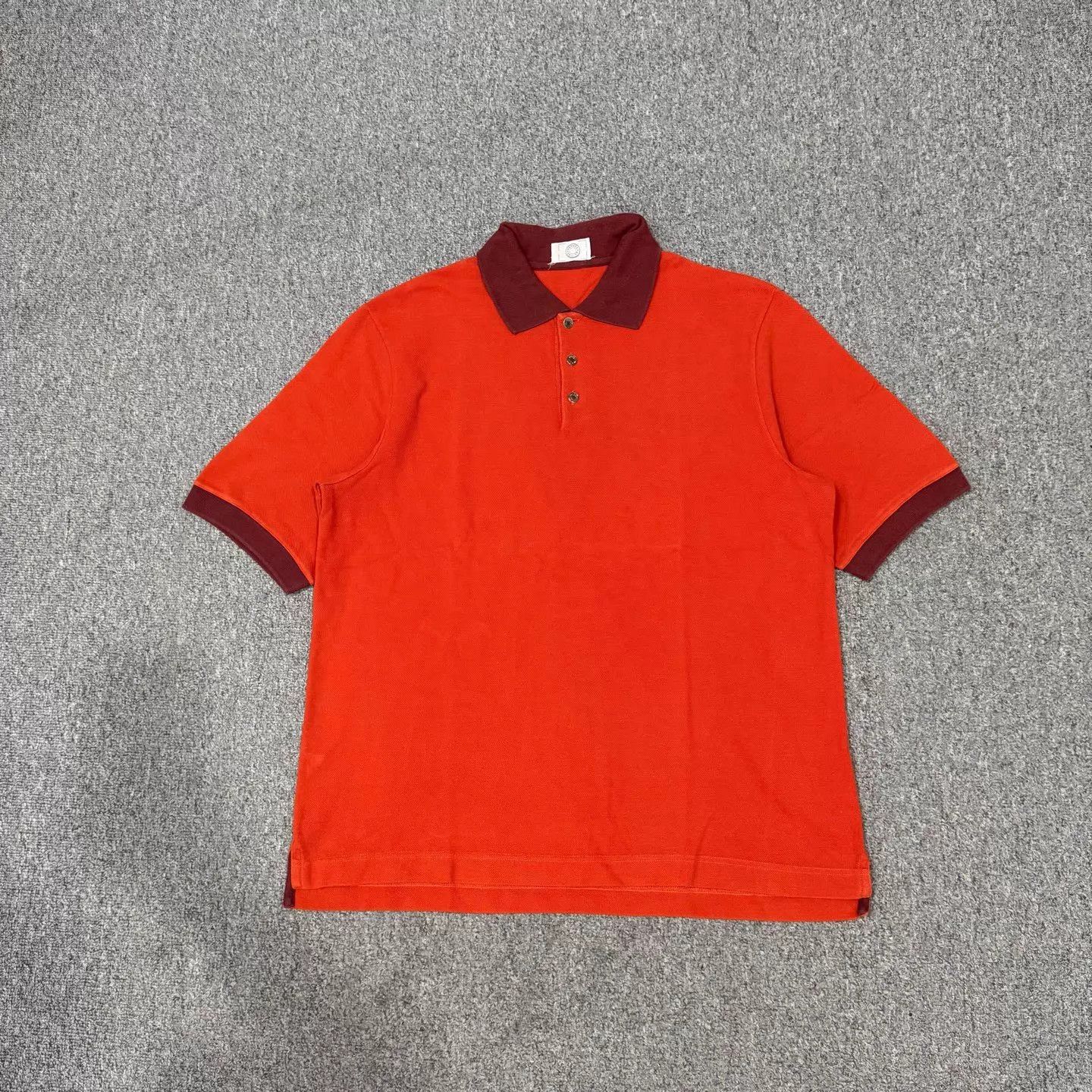 Hermes Hermes Orange Short Sleeve Polo XXL 95 New Size US XXL / EU 58 / 5 - 1 Thumbnail