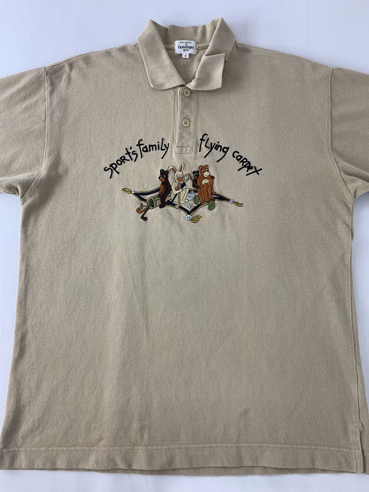 Jean Charles De Castelbajac Jean Charles de Castelbajac Sport Flying Carpet Polo Tee Size US L / EU 52-54 / 3 - 3 Thumbnail