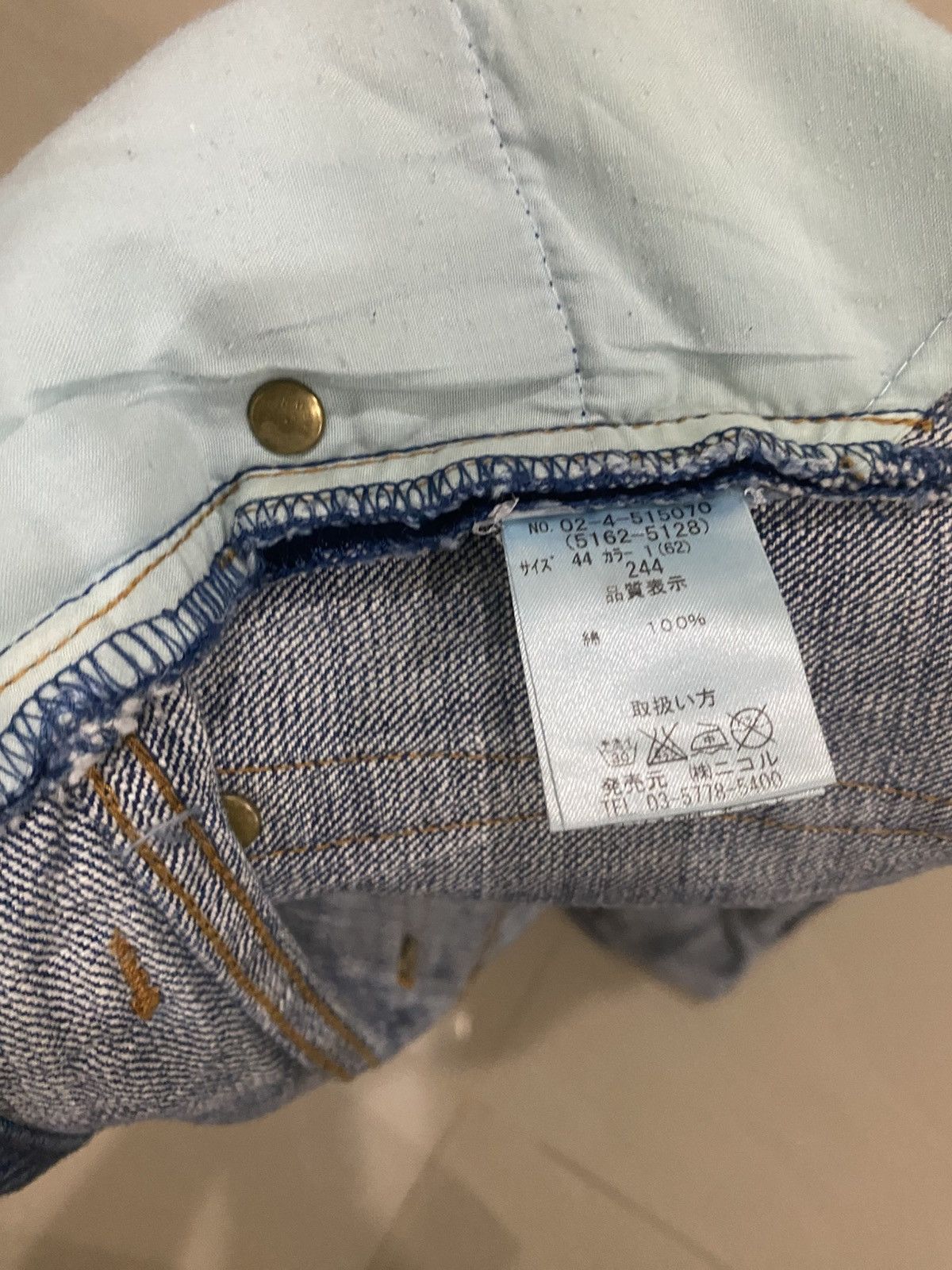 Japanese Brand Vintage Whole9 Distressed Jens Size US 30 / EU 46 - 8 Thumbnail