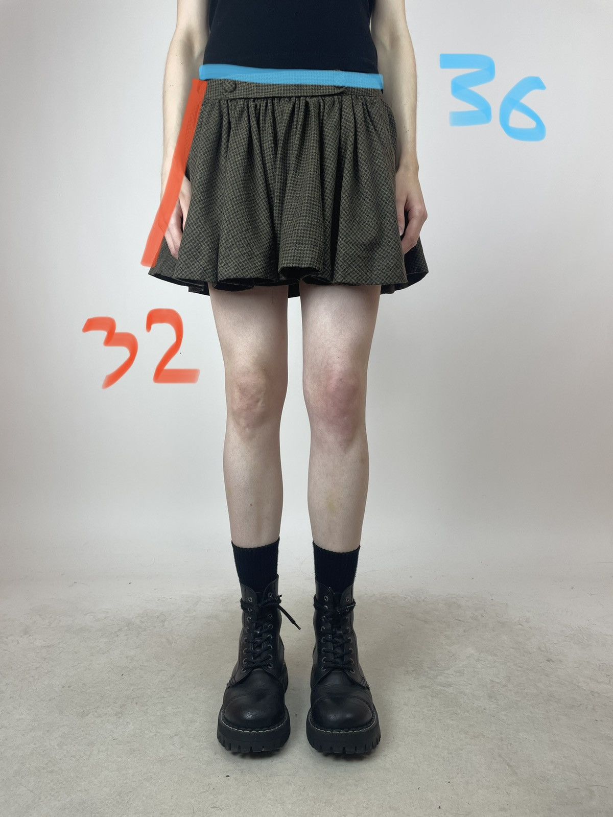 Jack Wills × Vintage Jack Wills Wool pleated mini skirt Womens size 8 Size 27" / US 4 / IT 40 - 19 Thumbnail