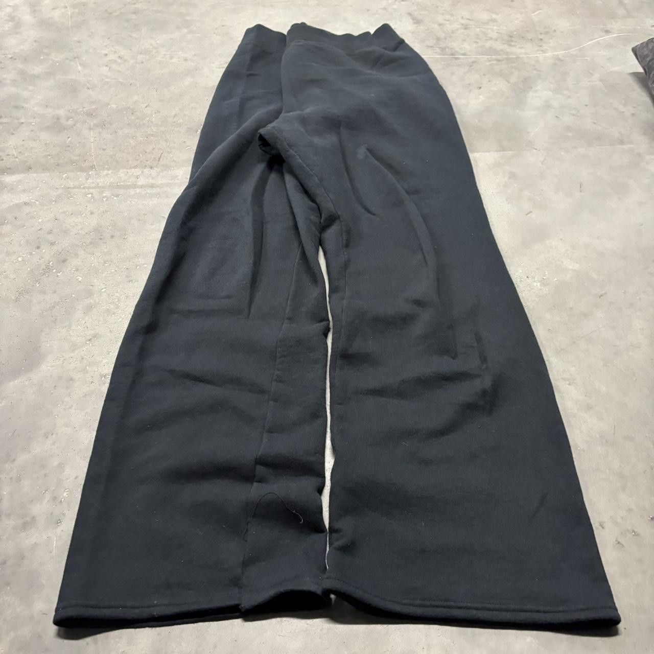 Japanese Brand × Vintage Crazy Vintage Y2K/2000s Baggy Black Comfy Essential Sweatpants! Size US 32 / EU 48 - 3 Thumbnail