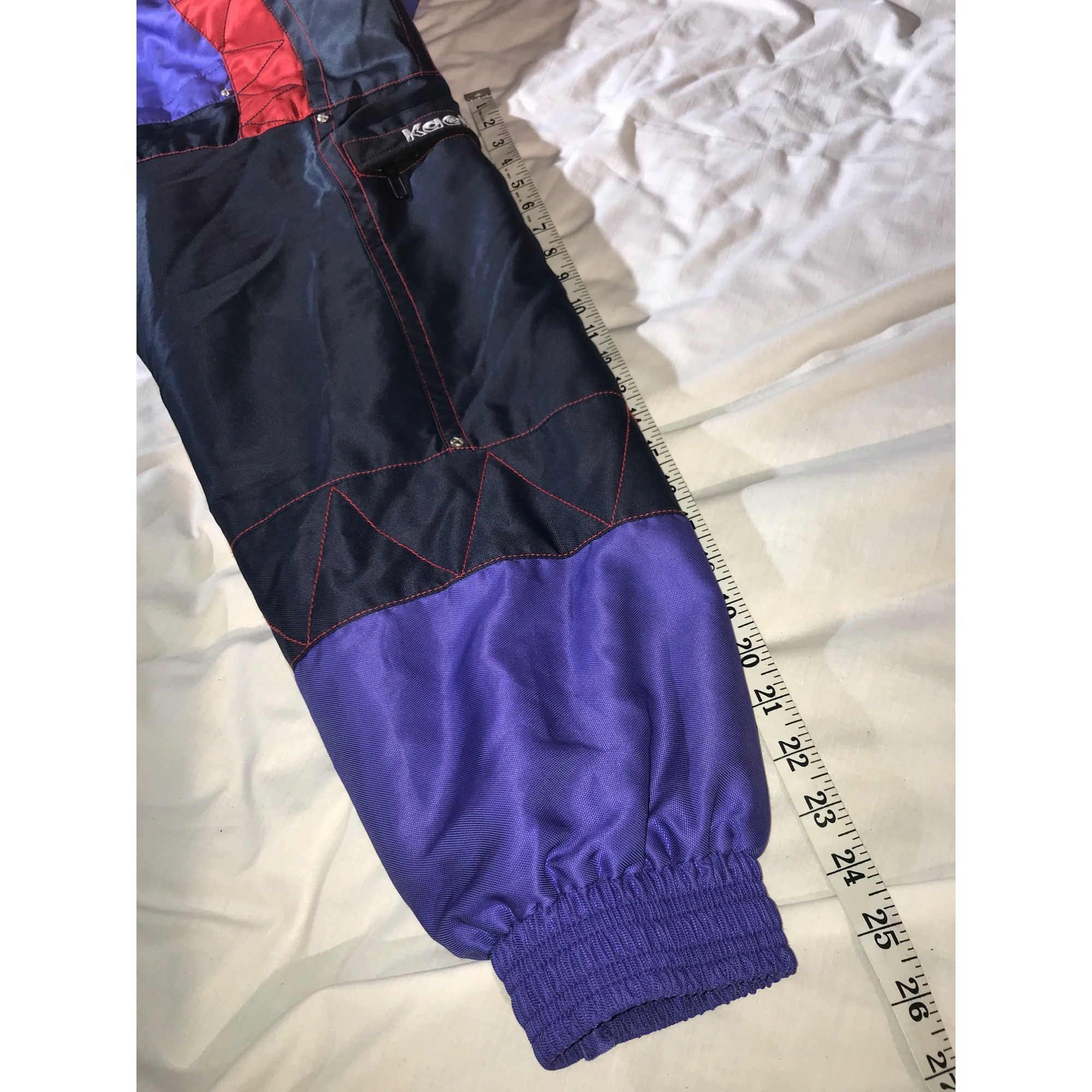 Vintage Kaelin Men's Snowboard Ski Performance Blue Half Zip Jacket Size US L / EU 52-54 / 3 - 8 Thumbnail