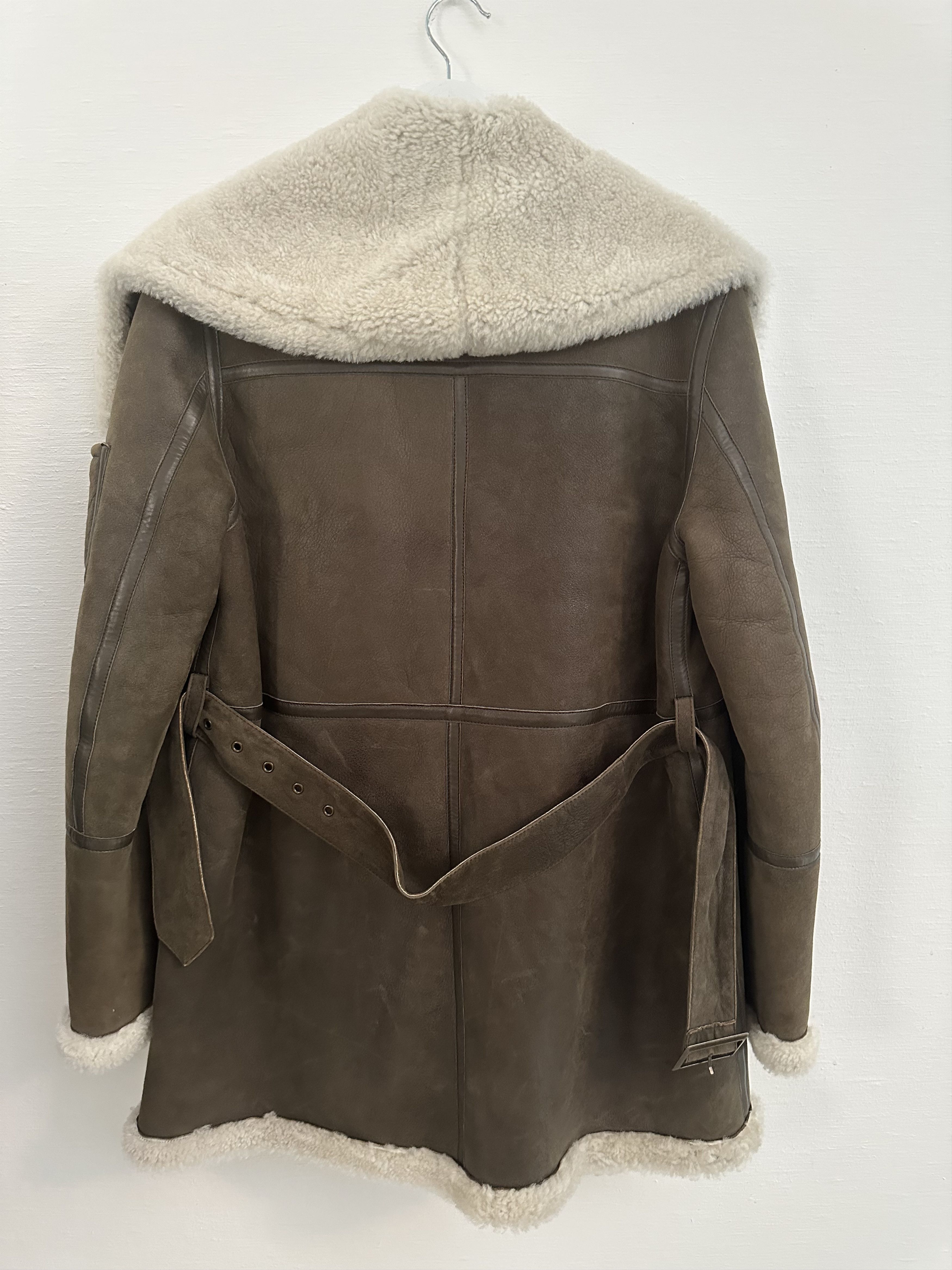 Jil Sander Jil Sander Navy Shearling Aviator olive Size S / US 4 / IT 40 - 10 Thumbnail