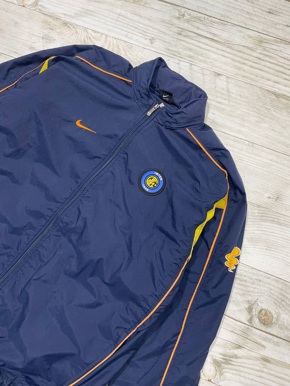 Nike Vintage Nike Inter Milan 2001 2002 Training Jacket Soccer Size US XL / EU 56 / 4 - 2 Thumbnail