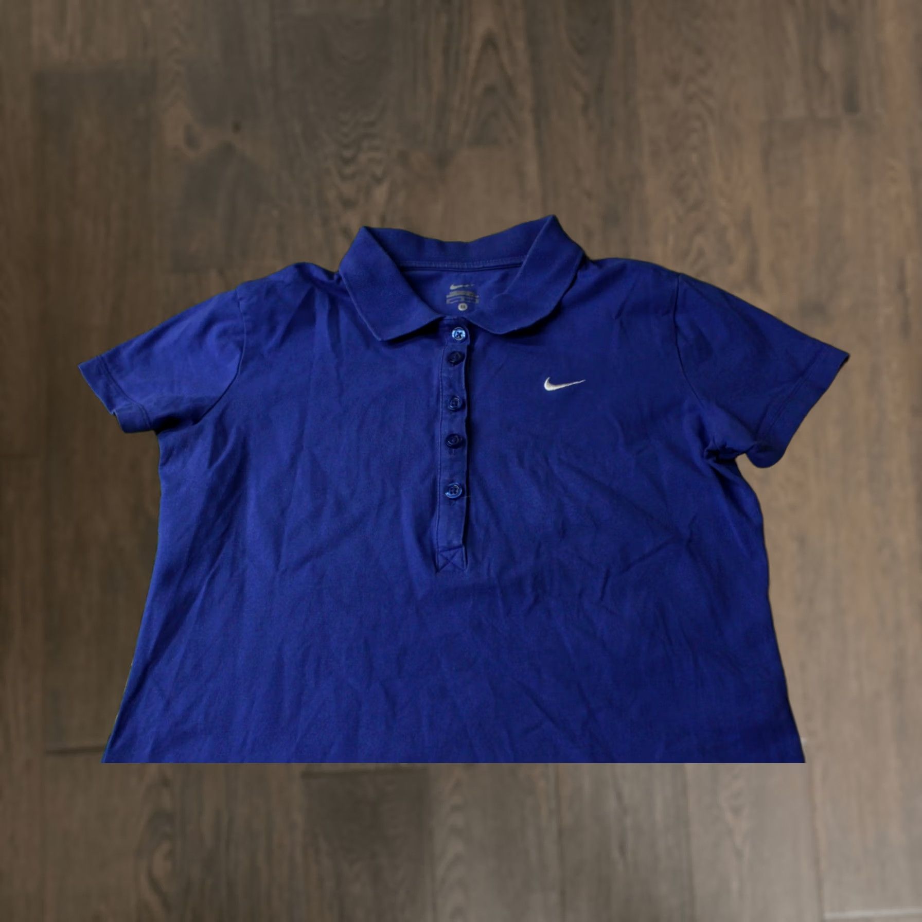 Nike NIKE Polo Shirt Women Casual Short Sleeve Blue M Size M / US 6-8 / IT 42-44 - 1 Thumbnail