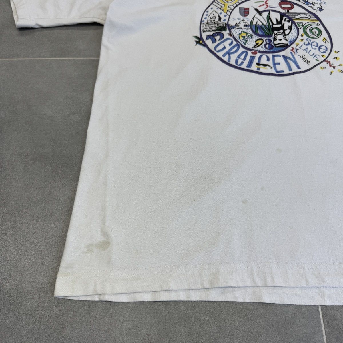 Adidas × Vintage Vintage Adidas Ryffel Running Greifenseelauf T-Shirt Size M Size US M / EU 48-50 / 2 - 7 Thumbnail