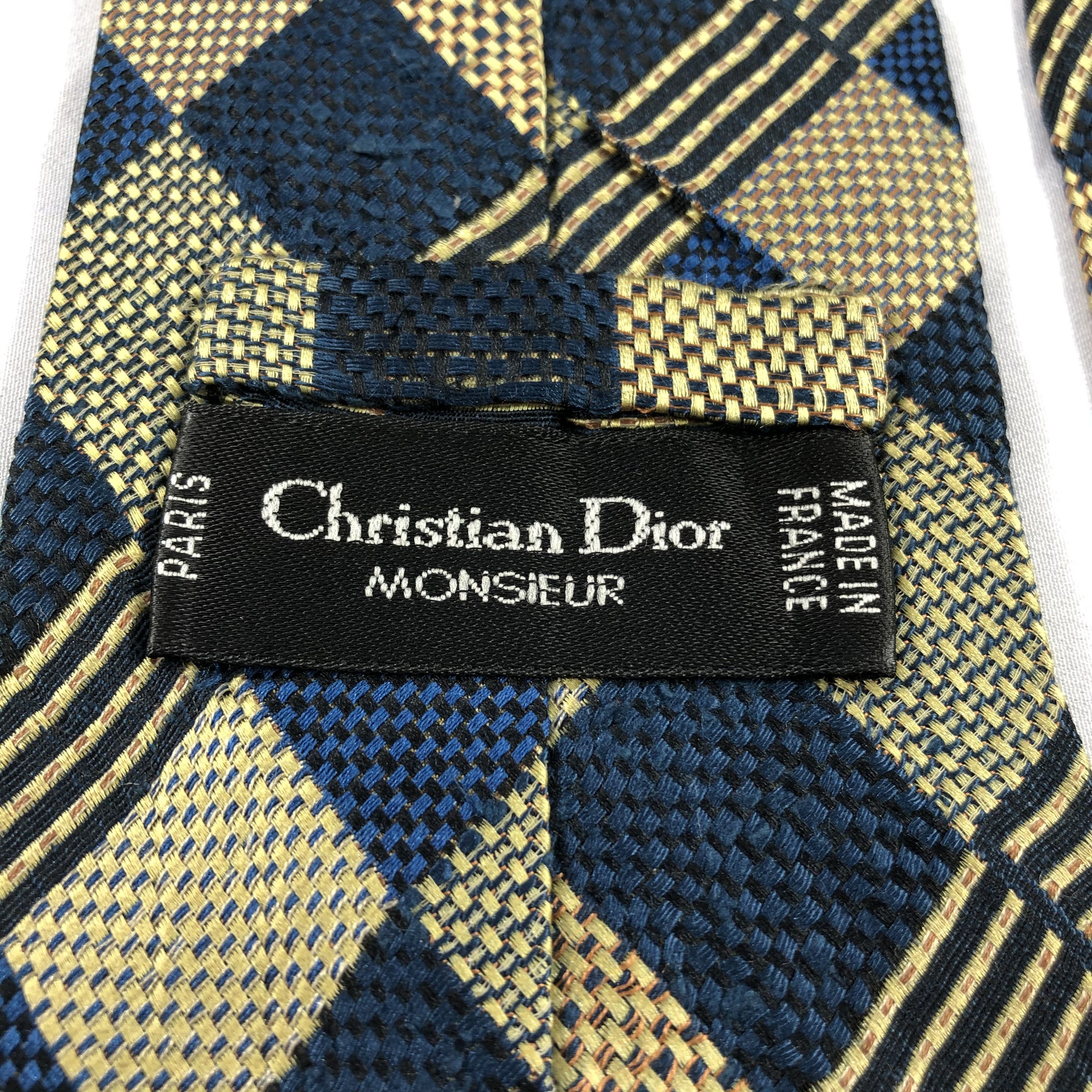 Christian Dior Monsieur × Vintage Christian Dior Silk Neck Ties T105 Size ONE SIZE - 3 Thumbnail