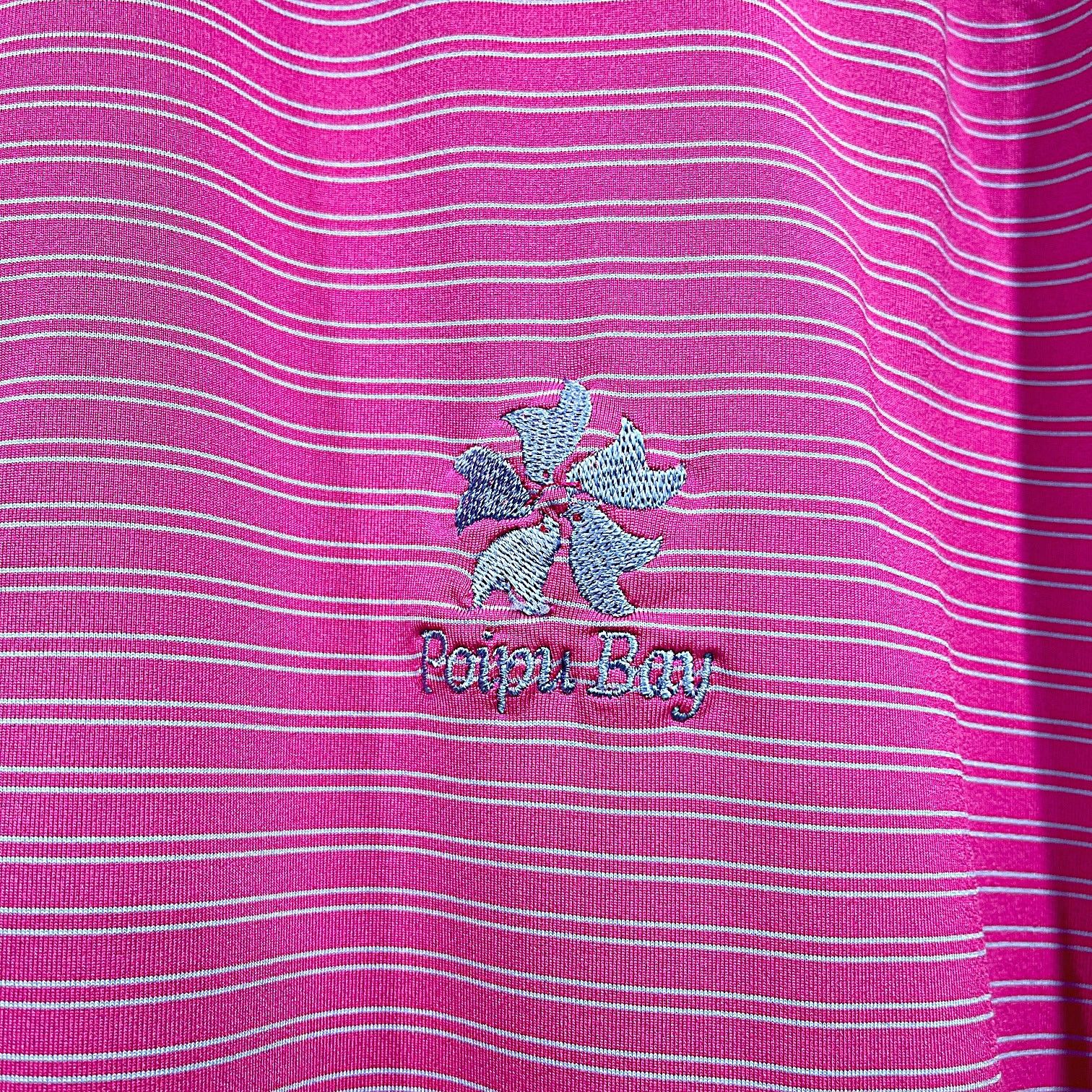 Peter Millar PETER MILLAR Poipu Bay Golf Club Polo Striped Mens Large Size US L / EU 52-54 / 3 - 3 Thumbnail