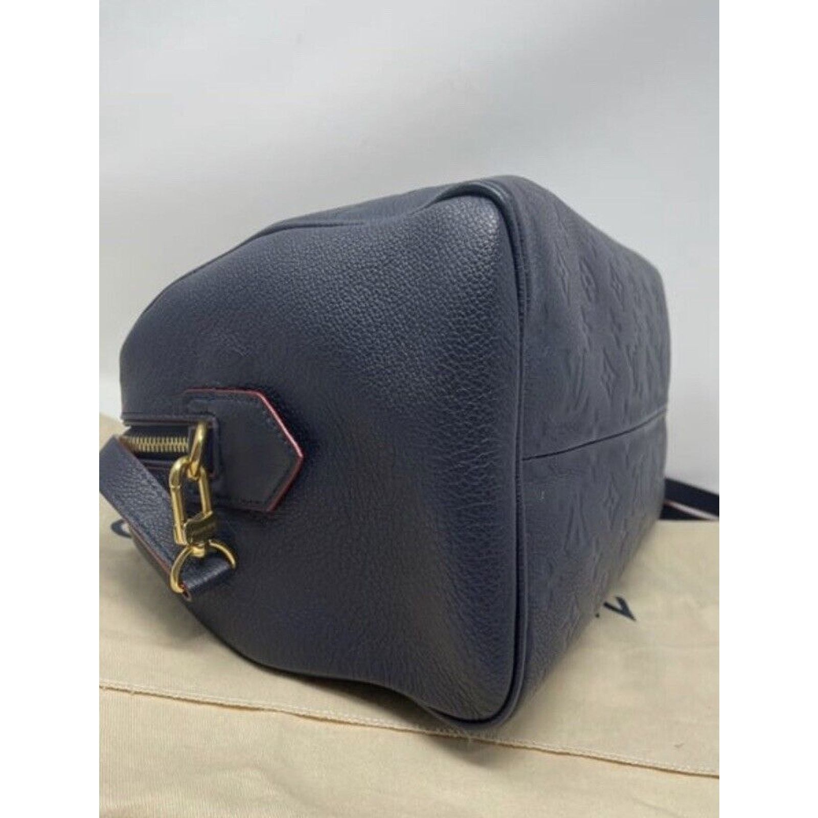 Louis Vuitton Louis Vuitton Speedy 30 Marine Rouge Empreinte Size ONE SIZE - 8 Thumbnail